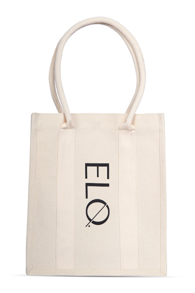 ELQ designer tote bag in vanilla