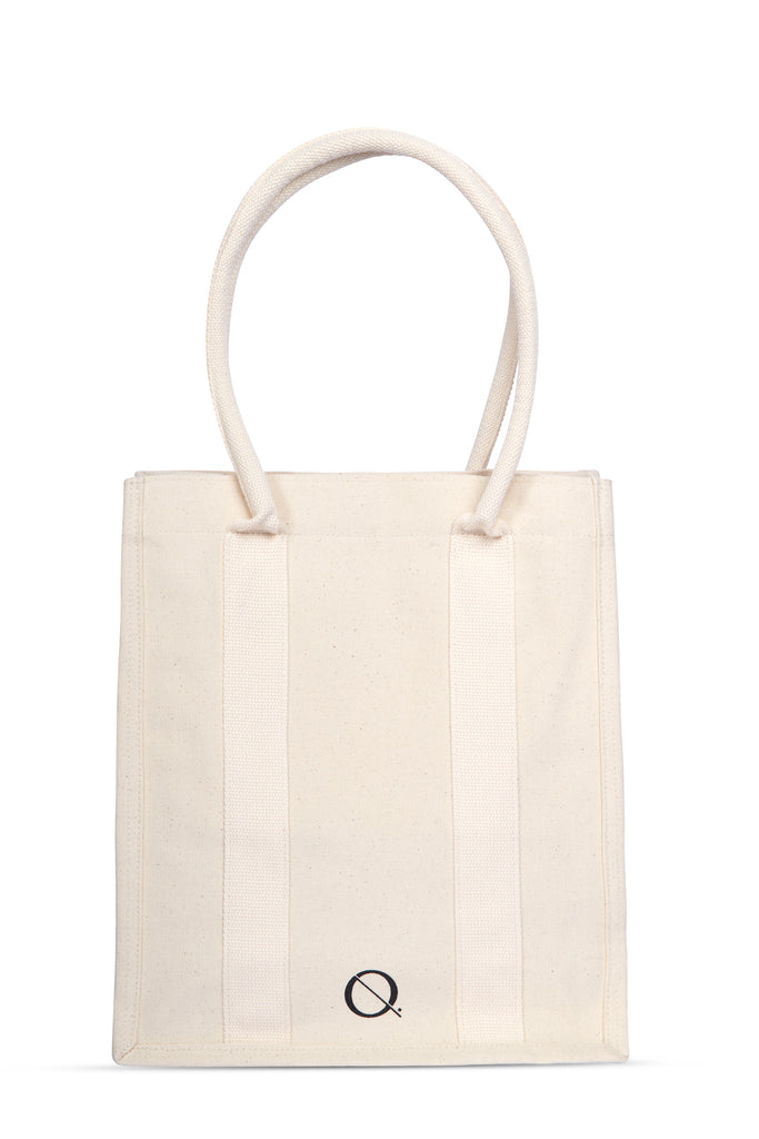 ELQ work tote bag in ivory vanilla