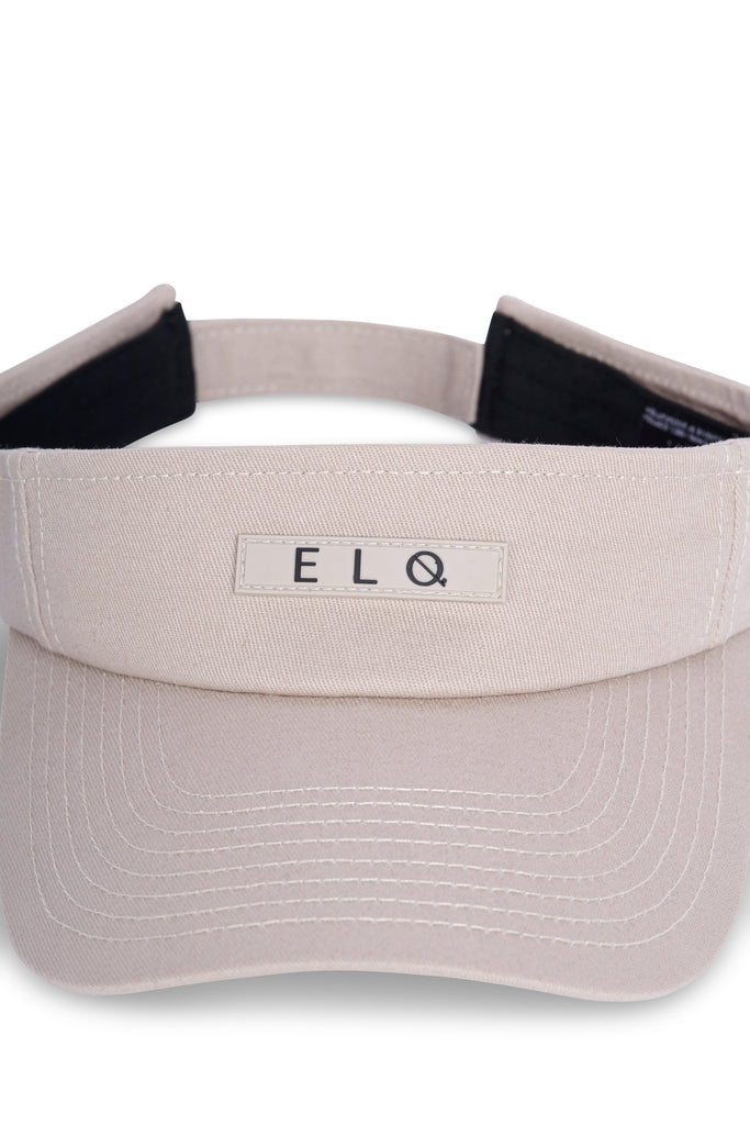 ELQ Active oat beige visor hats