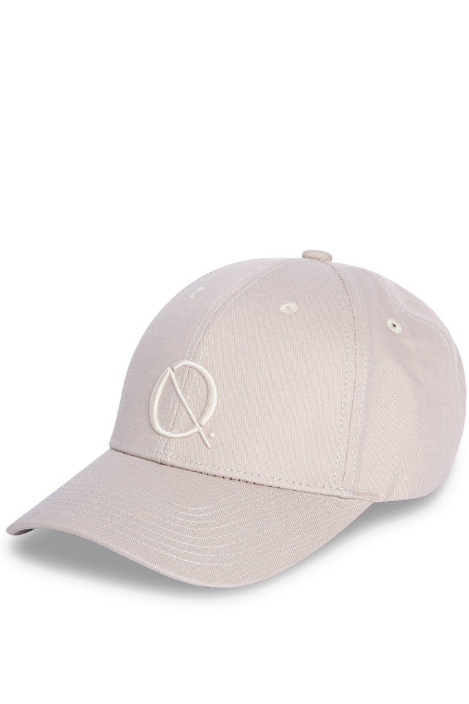 ELQ Active Icon oat beige cap baseball with embroidered logo